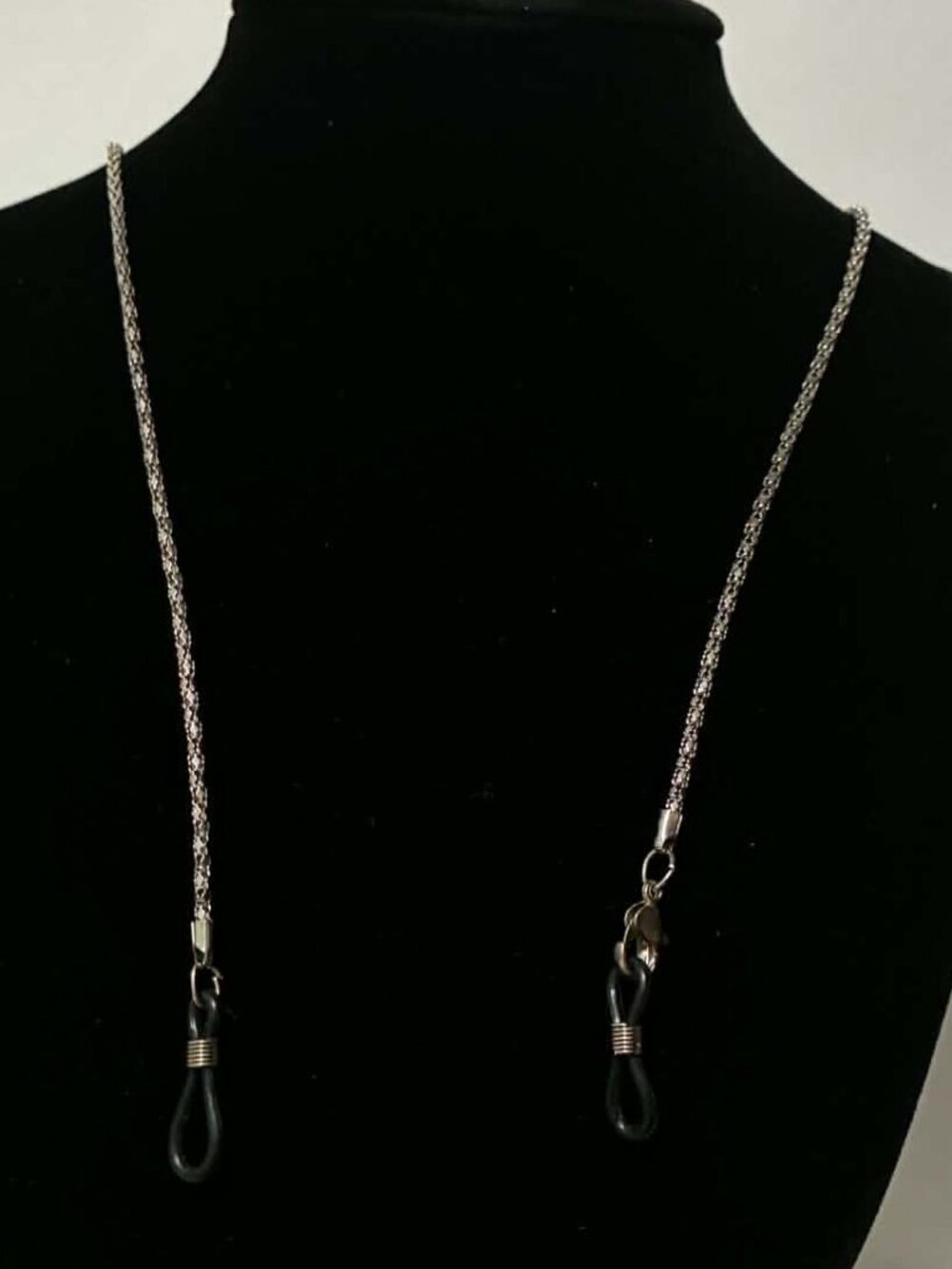 Stainless Steel Silver Eyeglass Chain